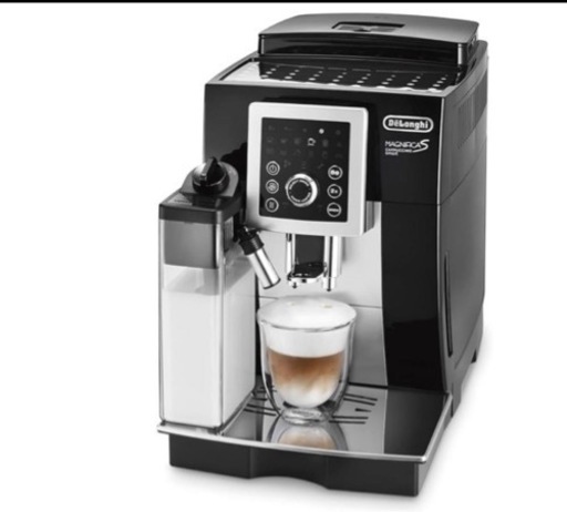 【スタンダードモデル】デロンギ(DeLonghi)コンパクト全自動コーヒーメーカー ブラック マグニフィカ S カプチーノ スマート 自動カフェラテ・カプチーノ機能 ECAM23260SBN