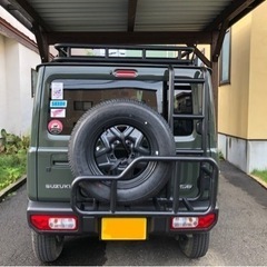 新型ジムニー　シエラ　サクソン製リアキャリア＆ラダー　定価89000円