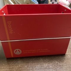 【決まりました】赤い手提げBOX