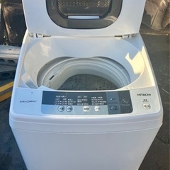🉐【値引き】日立・HITACHI洗濯機NW-5WR(5kg)中古美品