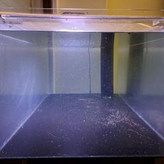 【購入済み】1200中古アクリルオーバーフロー水槽セット１面ブラック(底)