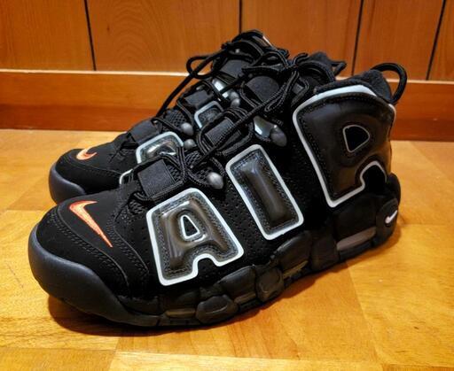 NIKE ナイキ AIR MORE UPTEMPO 96 エア モア アップテンポ 96\n型番：DJ4633-010\nサイズ：26.5cm\n カラー：BLACK/WHITE-CHILE RED-GLACIER BLUE