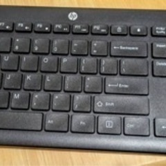 【ほぼ未使用】無線キーボード　HP 英字