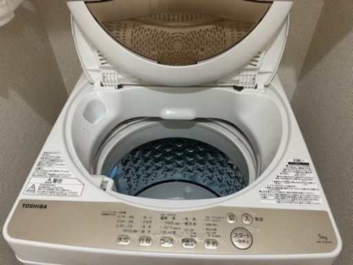 洗濯機　5kg TOSHIBA AW-5G8