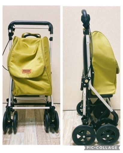 象印ベビー ウィズワン イエローオーカー 歩行器 シルバーカー