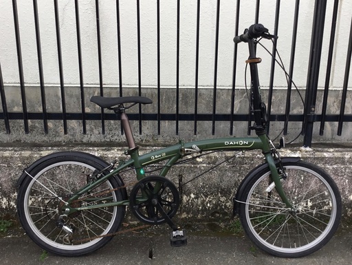 ◎DAHON（ダホン）  SUV D6 20インチ折りたたみ自転車 シマノ6段変速 色・カーキ・新品交換部品多数で超お得！