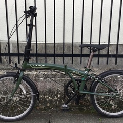 ◎DAHON（ダホン）  SUV D6 20インチ折りたたみ自転車 シマノ6段変速 色・カーキ・新品交換部品多数で超お得！
