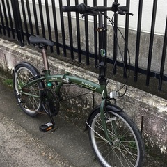 ◎DAHON（ダホン）  SUV D6 20インチ折りたたみ自転車 シマノ6段変速 色・カーキ・新品交換部品多数で超お得！
