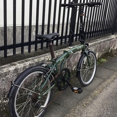◎DAHON（ダホン）  SUV D6 20インチ折りたたみ自転車 シマノ6段変速 色・カーキ・新品交換部品多数で超お得！