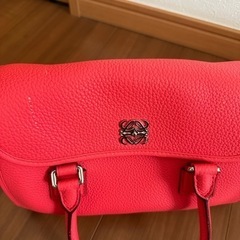 ロエベ　オレンジ　ショルダーバック