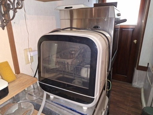 家電 キッチン家電 オーブンレンジ : 小型食洗機・コンパクトなかわいい食洗機、給水はタンク式で工事不用！ しっかり洗います！