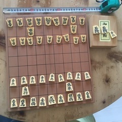 将棋盤　コマ全部付き　自宅保管品　中古　ポータブルゲーム