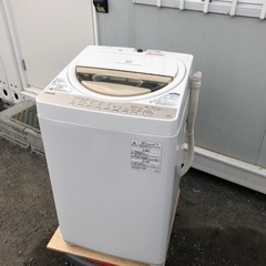 TOSHIBA 6キロ　AW-6G3 洗濯機　2016年四季