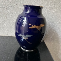 値下げ❗️花瓶　鶴　お祝い　フラワーベース　