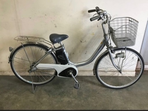 107★岐阜発　△Panasonic/電動アシスト自転車△26インチ/自転車/ママチャリ/アシスト確認/鍵有り/走行確認/防犯有り/現状品　R4.11/24★