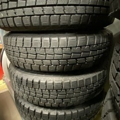 🚗【車の冬支度!】 軽用13インチ スタッドレス＆アルミ 付 2【カー用品･ホイール買取アールワン田川】