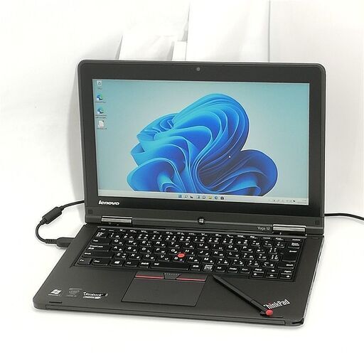送料無料 新品SSD タッチパネル フルHD 12.5型 ノートパソコン Lenovo ThinkPad Yoga12 中古良品 第5世代 i5 4GB 無線 Bluetooth Webカメラ Windows11 Office済
