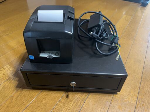 Bluetoothワイヤレスレシートプリンター　キャッシュドロワーセット