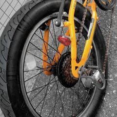 現状販売HUMMER ハマーファットバイク　折り畳み２０インチ自転車