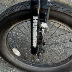 現状販売HUMMER ハマーファットバイク　折り畳み２０インチ自転車