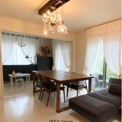 IKEA ダイニングテーブル　美品MÖRBYLÅNGA モールピロガン