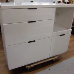 R520 NITORI ニトリキッチンカウンター (エトナ105CT WH）Used・美品