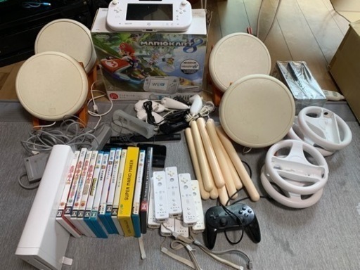 wii u マリオカートダウンロード版、太鼓の達人セット、その他ソフト