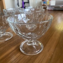 デザートカップ6個　ガラス製