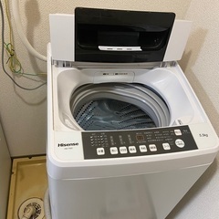 ⭐️Hisense⭐️全自動洗濯機　2023年5.5kg 大阪市近郊配送無料