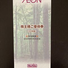 イオン・マックスバリューの株主優待券　１００円×５０枚綴り　イオ...