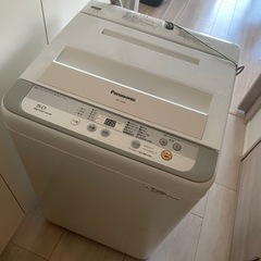 【早い者勝ち】パナソニック洗濯機(品川区)