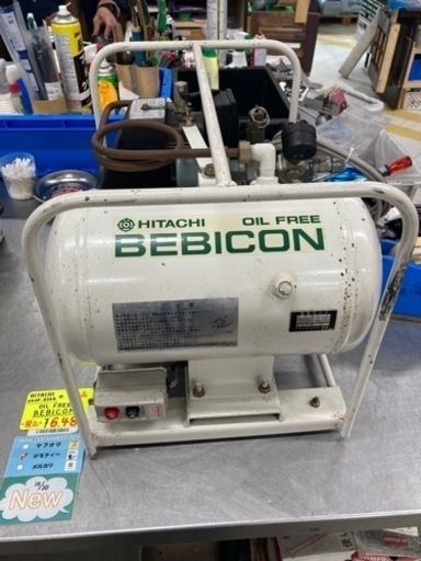 中古品 □ HITACHI OIL FREE BEBICON 0.4OP-8SKA □ コン □ ITVQIK97H878