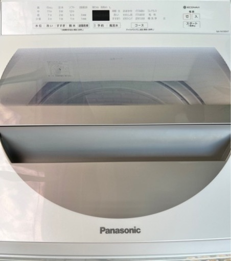 Panasonic 10kg 全自動洗濯機 泡洗浄　ホワイト