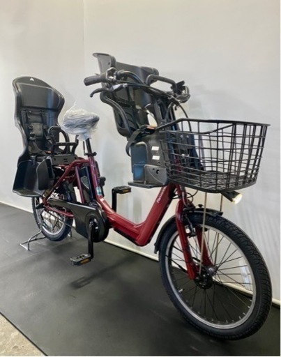関東全域送料無料　業界最長12ヶ月保証　電動自転車　パナソニック　ギュットアニーズ　20インチ 8.9ah パワフル　赤　電動アシスト自転車
