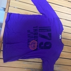 Tシャツ紫色3L 中古 状態:悪くない