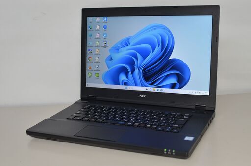 中古良品ノートパソコン Windows11+office 新品爆速SSD256GB NEC VKT16XZG3 core i5-8250U/メモリ8GB/15.6インチ/無線内蔵/DVDマルチ搭載