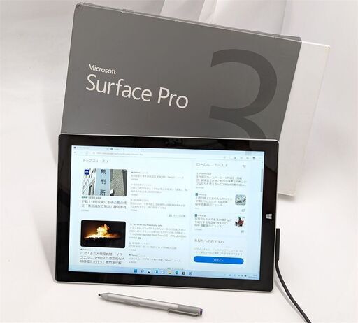 送料無料 元箱付き 中古美品 タブレット Windows11 Office Microsoft Surface Pro 3 第4世代 i5 8GB SSD256GB Bluetooth カメラ ペン付