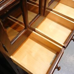 北海道民芸｜2枚扉食器棚