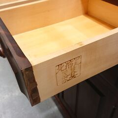 北海道民芸｜2枚扉食器棚