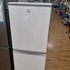 【ドリーム川西店】中古家電/訳あり/2019年製/シャープ/2ドア冷蔵庫/SJ-14E6-KW【御来店限定】