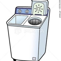 二層式の洗濯機