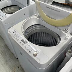 洗濯機の分解クリーニング行っています！配送設置込み　シャープ7....