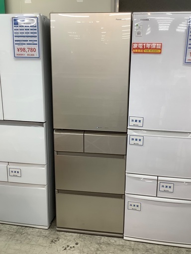 安心の6ヶ月保証付き！！ Panasonic　 5ドア冷蔵庫　NR-E413PVL-N 2018年製　406L