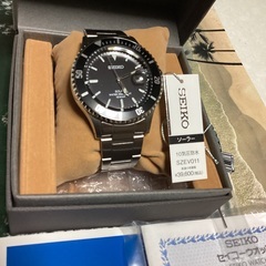 SEIKO ウ“ィンテージダイバーズSZEV011ソーラー美品　定価¥39600 レア　価格相談可