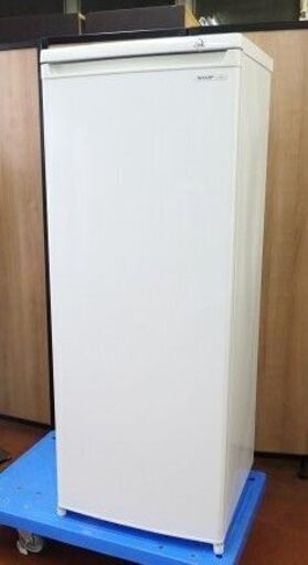家庭用 シャープ SHARP 1ドア 冷凍庫 FJ-HS17X-W 100V 167L 6段 ケース収納 フリーザー 冷凍ストッカー 2017年製