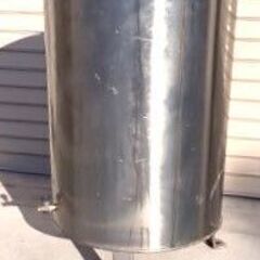 P 福岡発 ステンレス灯油タンク 約82L 中古 灯油ボイラー 丸型 中古