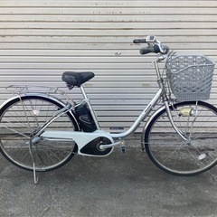 パナソニック新機種電動アシスト自転車viviSS26インチシルバーボディー 新基準パナソニックViVi−DX電動アシスト自転車タイヤサイズ26インチ