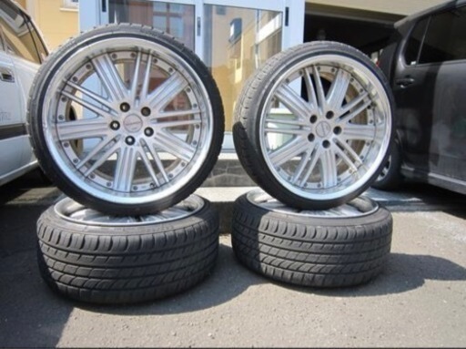 タイヤホイールセット深リム WORK VARIANZA 19×9.5J + 452# 19x9J + 38 2*22535R19×4114.3 5H