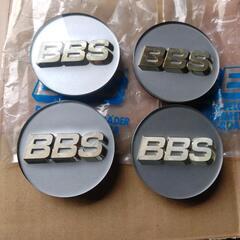 美品 希少色！正規品 BBS プラチナシルバーセンターキャップセット 70mm