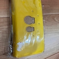 黄色ふくろう 財布